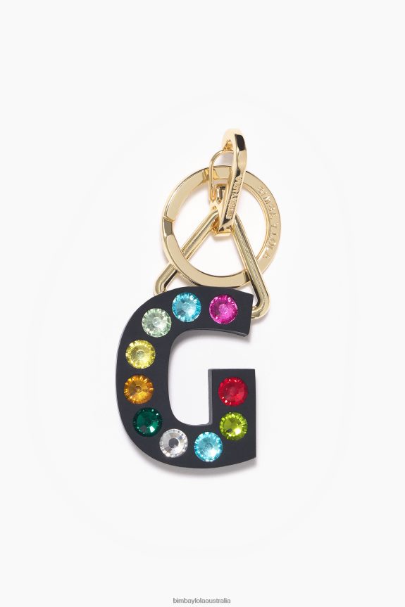 Accessories 4062VZ1177 G Bimba Y Lola Letter Silicone Key Ring