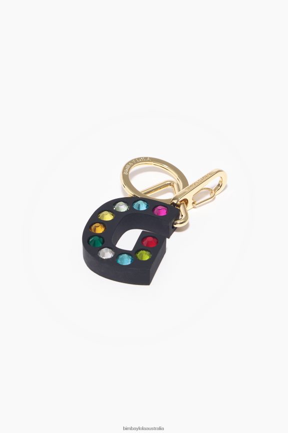 Accessories 4062VZ1177 G Bimba Y Lola Letter Silicone Key Ring