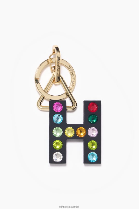 Accessories 4062VZ1178 H Bimba Y Lola Letter Silicone Key Ring