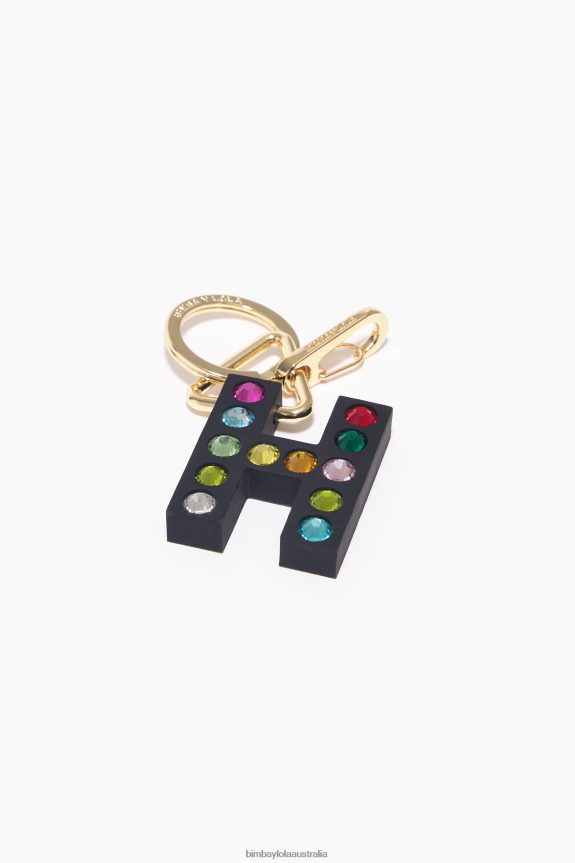 Accessories 4062VZ1178 H Bimba Y Lola Letter Silicone Key Ring