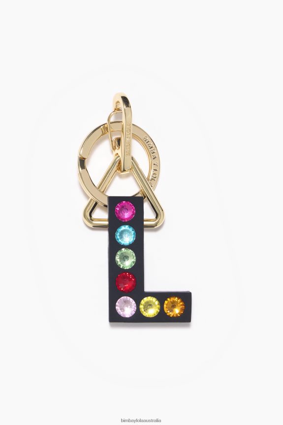 Accessories 4062VZ1182 L Bimba Y Lola Letter Silicone Key Ring