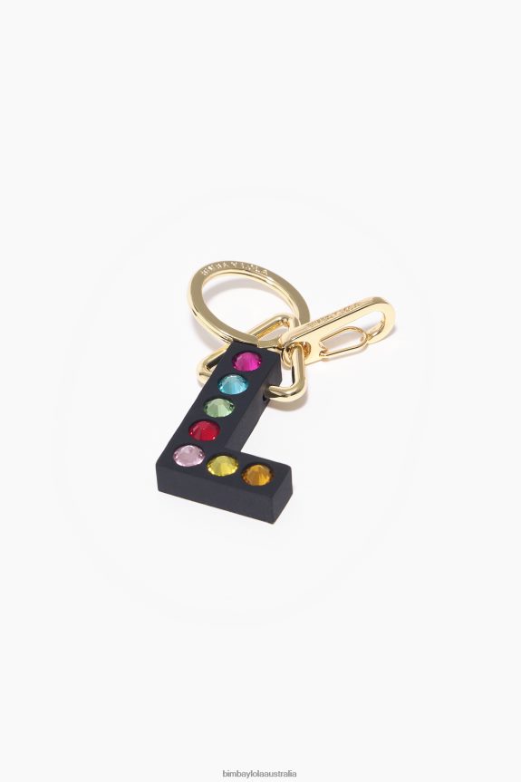 Accessories 4062VZ1182 L Bimba Y Lola Letter Silicone Key Ring