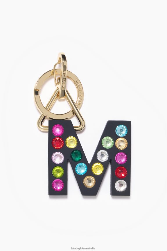 Accessories 4062VZ1183 M Bimba Y Lola Letter Silicone Key Ring