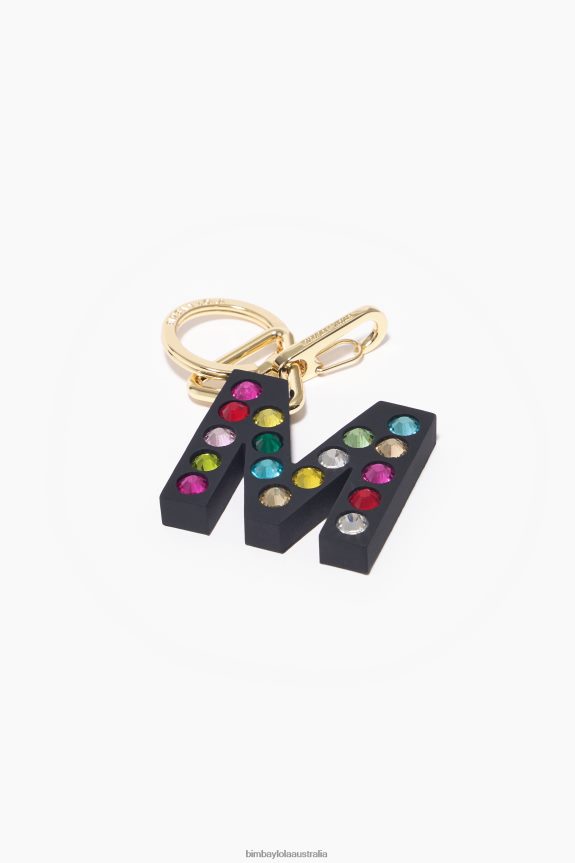 Accessories 4062VZ1183 M Bimba Y Lola Letter Silicone Key Ring