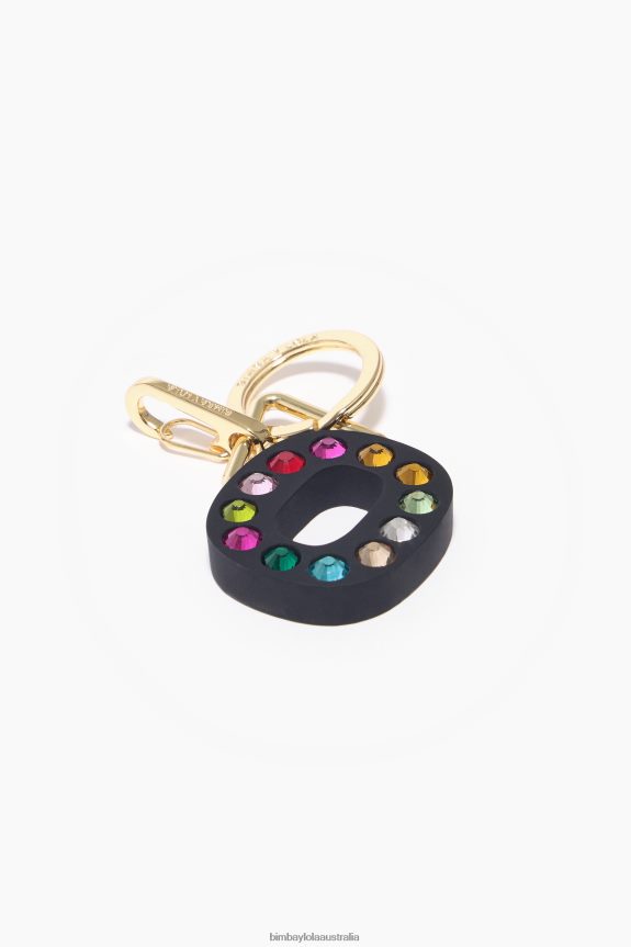 Accessories 4062VZ1185 O Bimba Y Lola Letter Silicone Key Ring