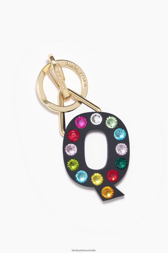 Accessories 4062VZ1187 Q Bimba Y Lola Letter Silicone Key Ring