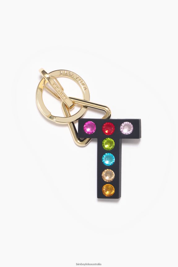 Accessories 4062VZ1190 T Bimba Y Lola Letter Silicone Key Ring