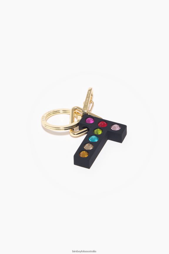 Accessories 4062VZ1190 T Bimba Y Lola Letter Silicone Key Ring