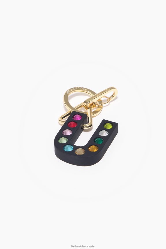 Accessories 4062VZ1191 U Bimba Y Lola Letter Silicone Key Ring