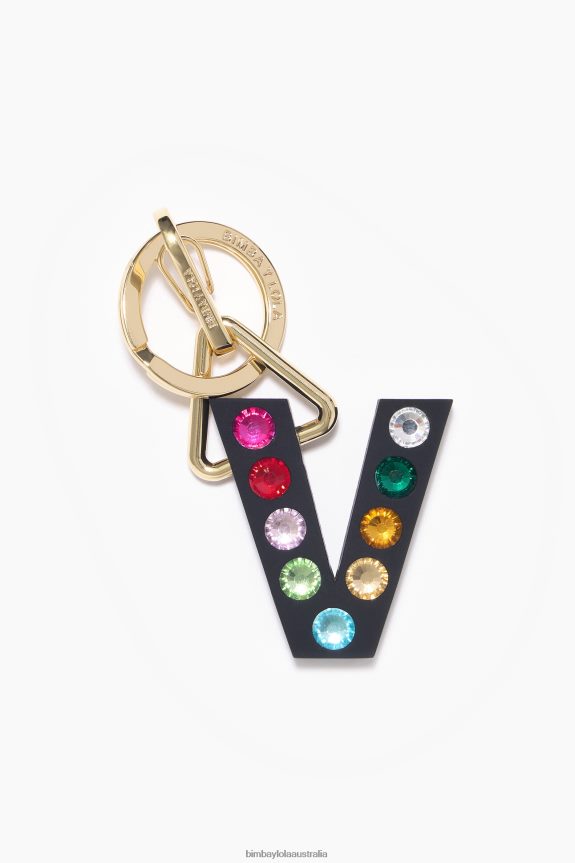 Accessories 4062VZ1192 V Bimba Y Lola Letter Silicone Key Ring
