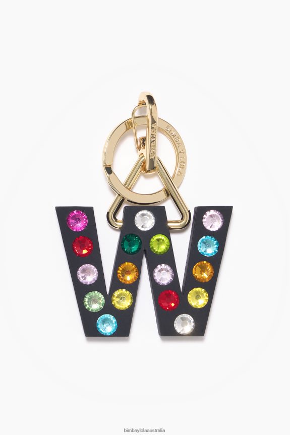 Accessories 4062VZ1193 W Bimba Y Lola Letter Silicone Key Ring