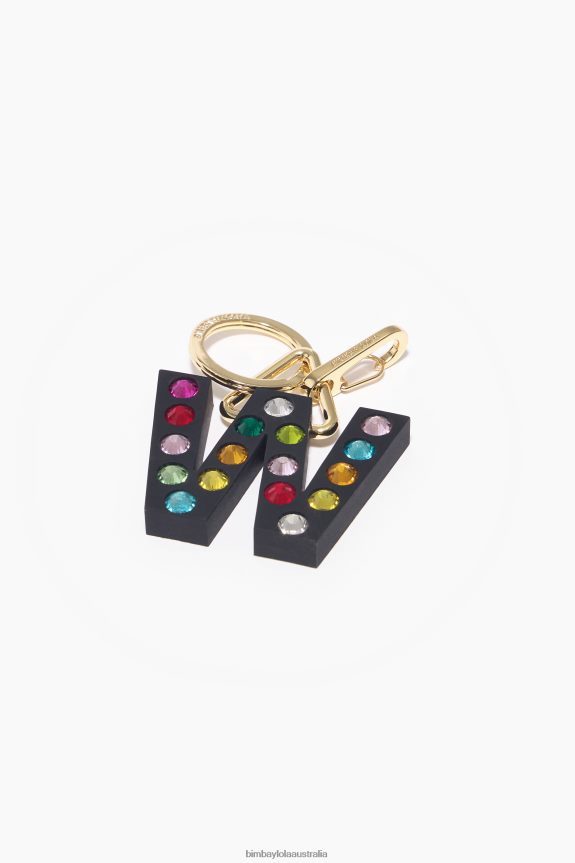 Accessories 4062VZ1193 W Bimba Y Lola Letter Silicone Key Ring