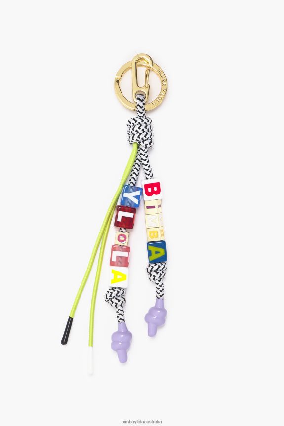 Accessories 4062VZ942 White Bimba Y Lola Dice Key Ring