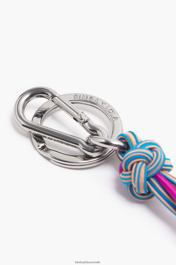 Accessories 4062VZ944 Blue And Pink Bimba Y Lola Dice Key Ring