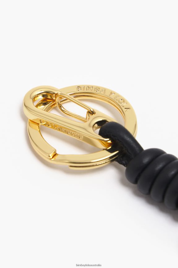 Accessories 4062VZ954 Black Bimba Y Lola Heart Key Ring
