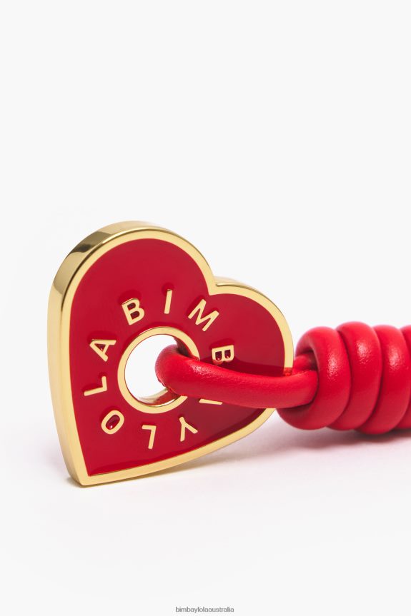 Accessories 4062VZ955 Red Bimba Y Lola Heart Key Ring
