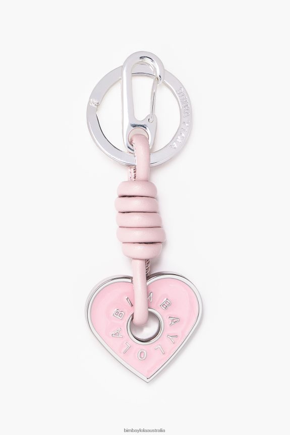 Accessories 4062VZ956 Pink Bimba Y Lola Heart Key Ring