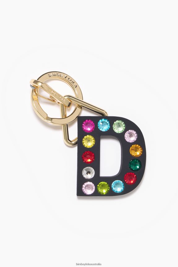 Accessories 4062VZ959 D Bimba Y Lola Letter Silicone Key Ring