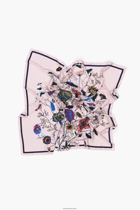 Accessories 4062VZ607 Gray Bimba Y Lola Light Floral Scarf