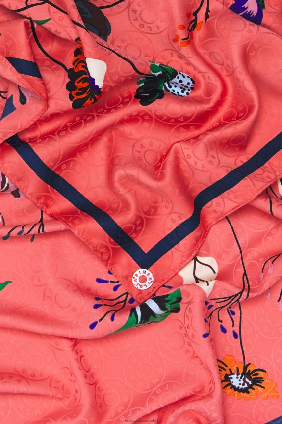 Accessories 4062VZ608 Coral Bimba Y Lola Floral Scarf