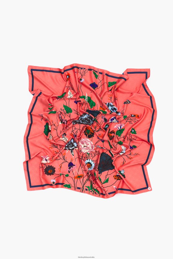 Accessories 4062VZ608 Coral Bimba Y Lola Floral Scarf