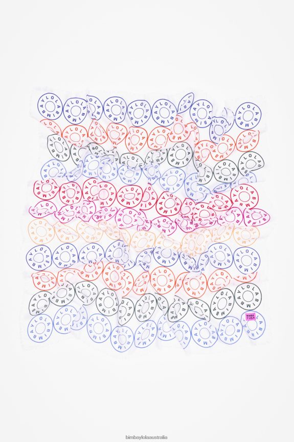Accessories 4062VZ624 White Bimba Y Lola Logos Shawl