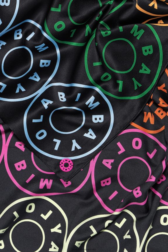 Accessories 4062VZ626 Black Bimba Y Lola Logos Scarf