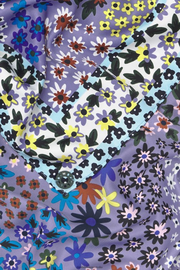 Accessories 4062VZ630 Lilac Bimba Y Lola Floral Scarf