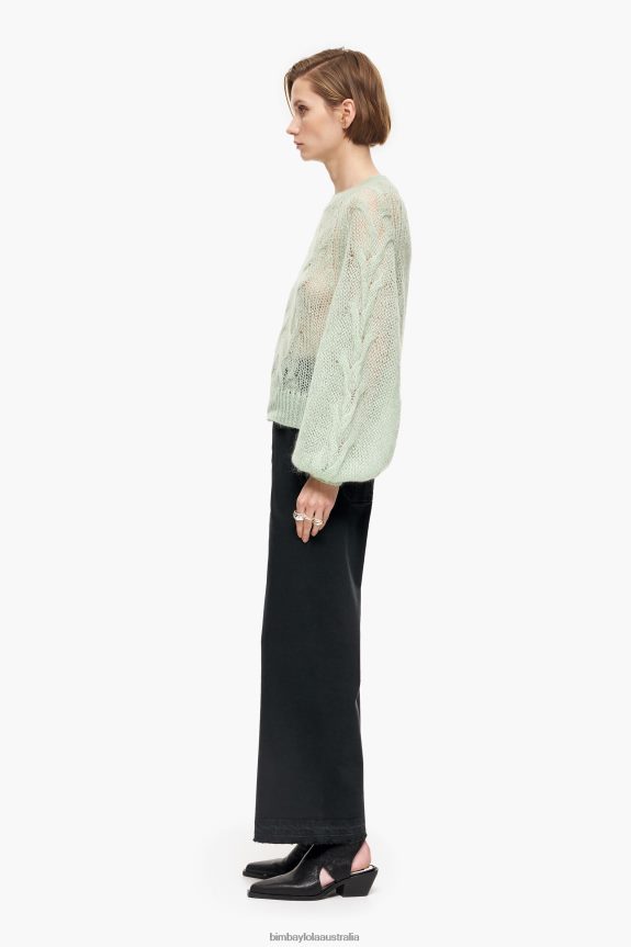 Clothing 4062VZ441 Black Bimba Y Lola Culotte - High Rise Jeans