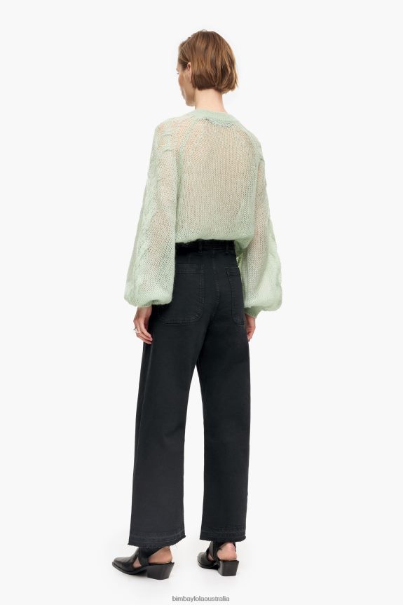Clothing 4062VZ441 Black Bimba Y Lola Culotte - High Rise Jeans