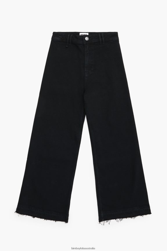 Clothing 4062VZ441 Black Bimba Y Lola Culotte - High Rise Jeans