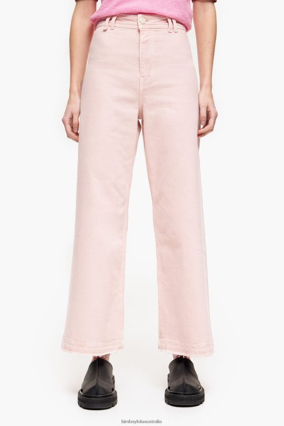 Clothing 4062VZ446 Pink Bimba Y Lola Culotte - High Rise Jeans