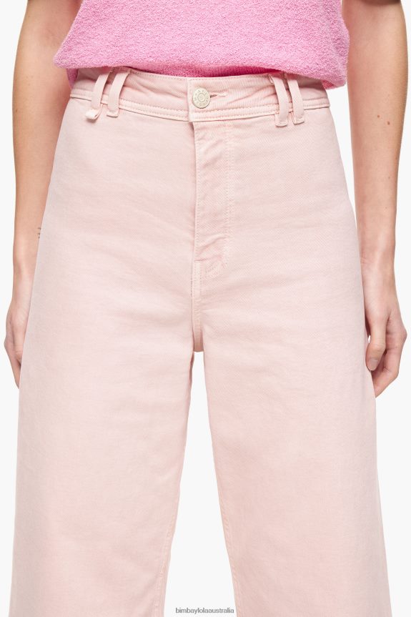 Clothing 4062VZ446 Pink Bimba Y Lola Culotte - High Rise Jeans