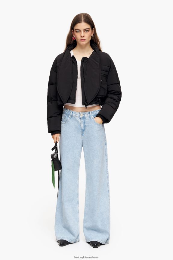 Clothing 4062VZ506 Blue Bimba Y Lola Wide Leg - Wide Leg Jeans