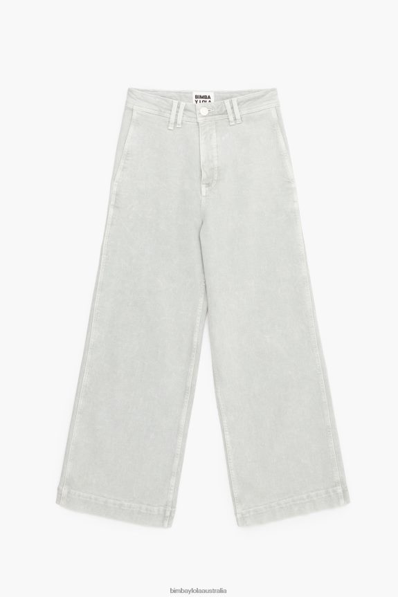 Clothing 4062VZ519 Mint Green Bimba Y Lola Culotte - High Rise Jeans