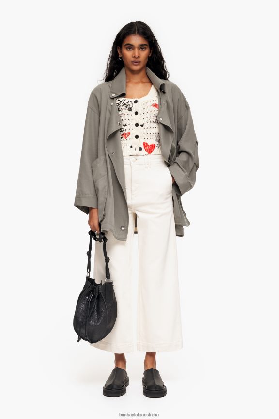 Clothing 4062VZ523 Cream Bimba Y Lola Culotte - High Rise Jeans