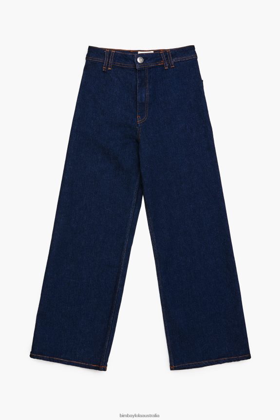 Clothing 4062VZ524 Dark Blue Bimba Y Lola Culotte - High Rise Jeans