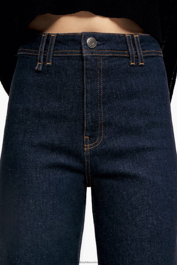 Clothing 4062VZ524 Dark Blue Bimba Y Lola Culotte - High Rise Jeans
