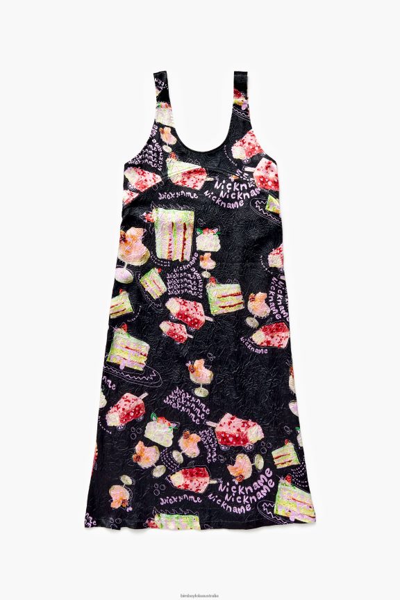 Clothing 4062VZ200 Nickname Photo Bimba Y Lola Textured Print Dress