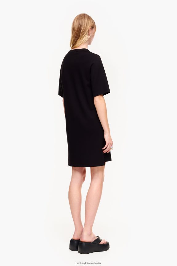 Clothing 4062VZ206 Black Bimba Y Lola Ponte Di Roma Dress