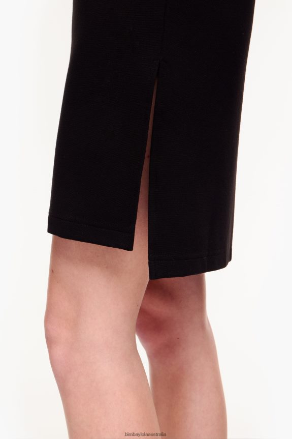 Clothing 4062VZ206 Black Bimba Y Lola Ponte Di Roma Dress