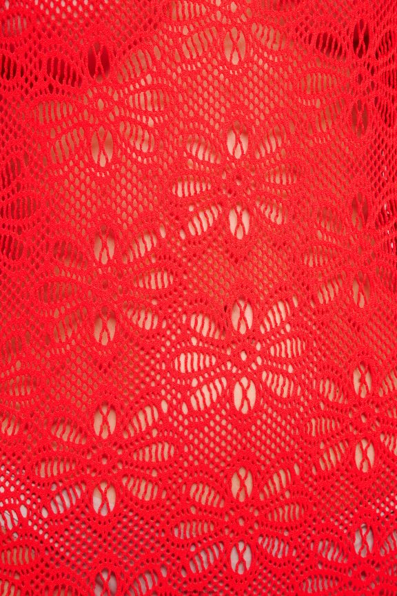 Clothing 4062VZ207 Coral Bimba Y Lola Openwork Maxi Dress