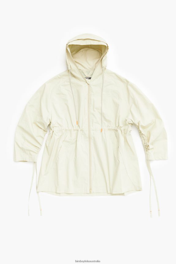 Clothing 4062VZ486 Washed Green Bimba Y Lola Oversize Trench