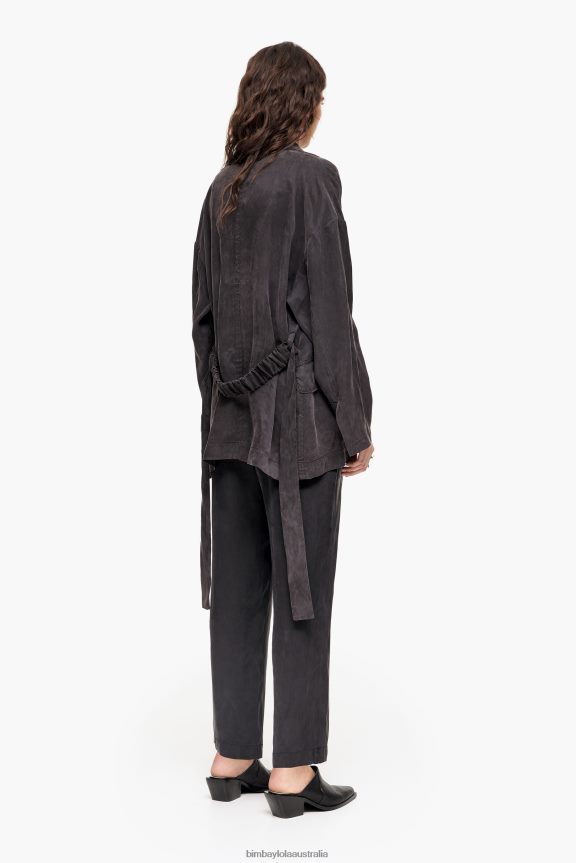 Clothing 4062VZ491 Washed Black Bimba Y Lola Oversize Blazer