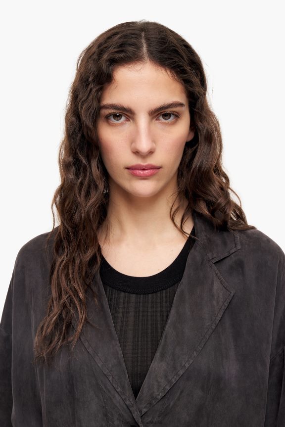 Clothing 4062VZ491 Washed Black Bimba Y Lola Oversize Blazer