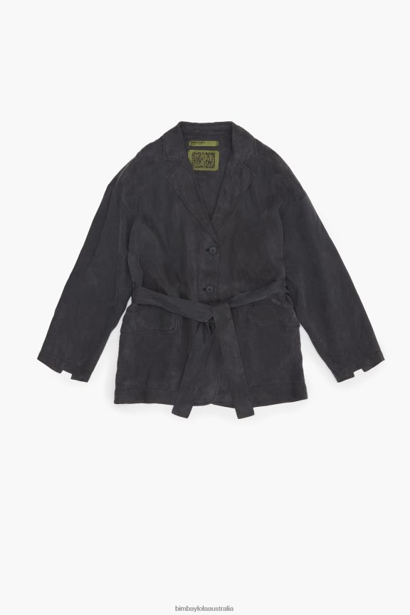 Clothing 4062VZ491 Washed Black Bimba Y Lola Oversize Blazer