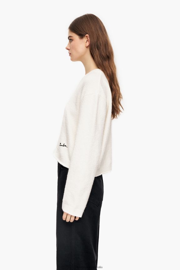 Clothing 4062VZ375 Ecru Bimba Y Lola Cotton Sweater