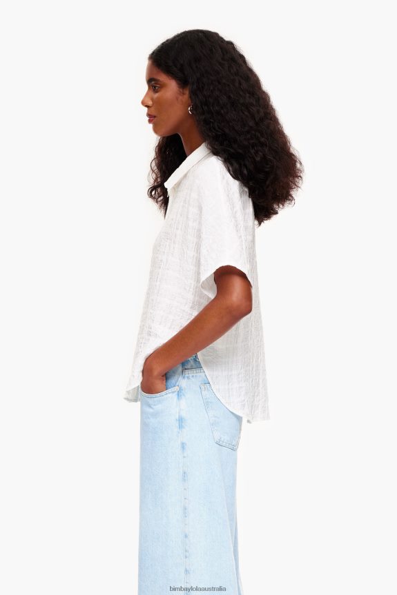 Clothing 4062VZ327 Ivory Bimba Y Lola Short Shirt