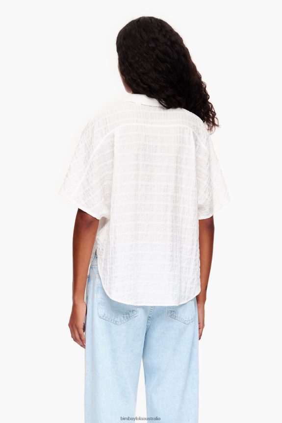 Clothing 4062VZ327 Ivory Bimba Y Lola Short Shirt