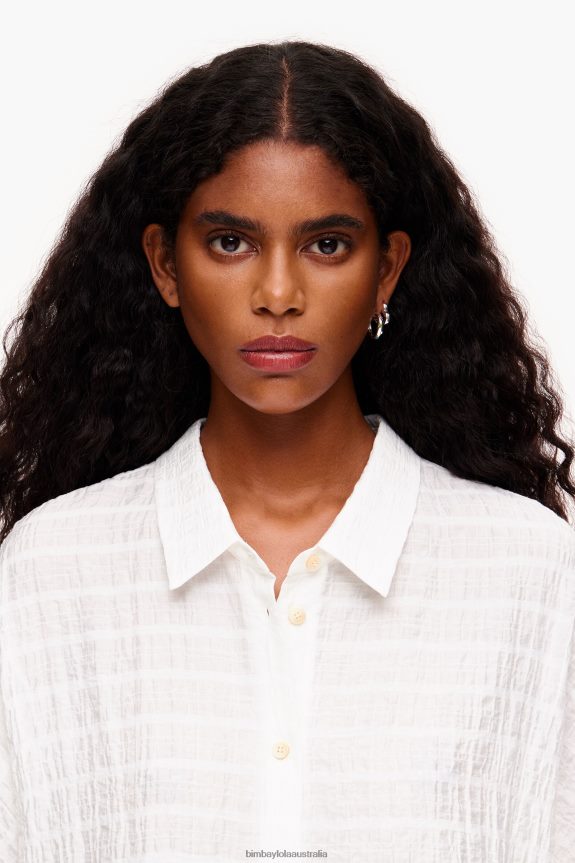 Clothing 4062VZ327 Ivory Bimba Y Lola Short Shirt